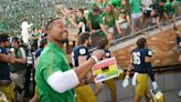 Notre Dame coach Marcus Freeman says he was misquoted in comments about Ohio State