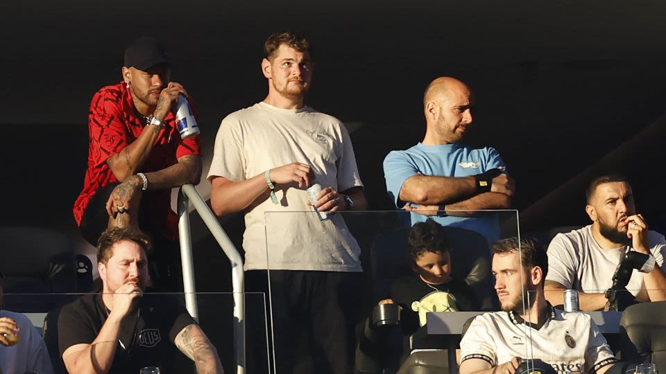 Neymar cuts a frustrated figure in the stands as he watches wasteful Brazil draw 0-0 at Copa América