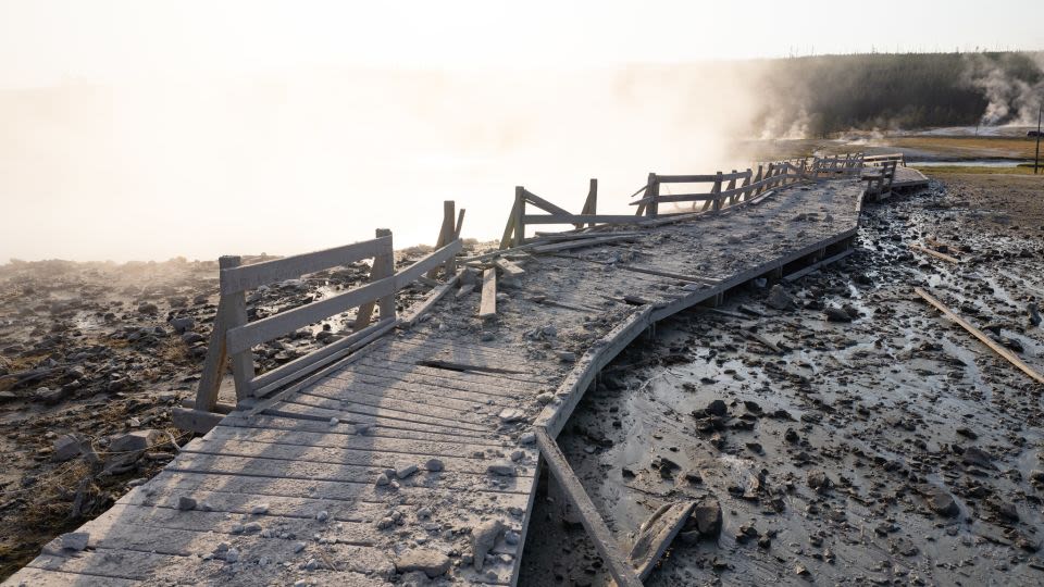 Yellowstone’s popular Biscuit Basin is closed for the summer after hydrothermal explosion