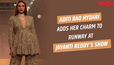 India Couture Week 2024: Aditi Rao Hydari adds her charm to runway at Jayanti Reddy’s show