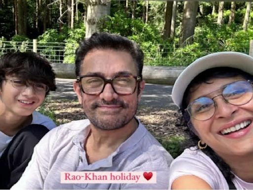 Kiran Rao drops a happy family PIC from her ‘Rao-Khan holiday’ with Aamir Khan and son Azad