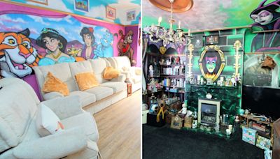 Disney superfan's home up for sale in Wales - with huge murals and a sweet kingdom bedroom