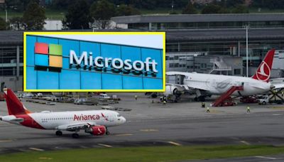 Caída de Microsoft en vivo: 2 aerolíneas tienen fallas en Colombia y otros problemas
