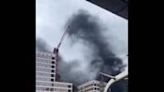UK: Thick Black Smoke Fills Sky As Blaze Erupts In Canning Town