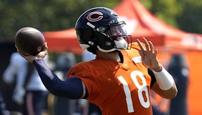 Chicago Bears QB Caleb Williams fights through training camp's early ups and downs