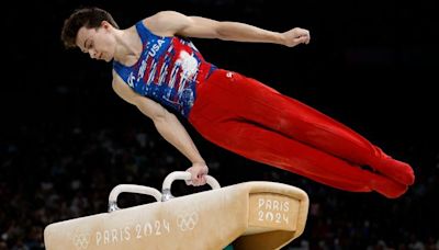 US gymnast Stephen Nedoroscik goes viral as 'pommel horse guy' at Paris Olympics