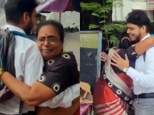 Watch: Vegetable Vendor's Reaction To Her Son Clearing CA Exam Is Priceless - News18