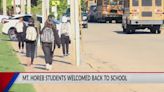 Mount Horeb Middle School welcomes students back to class