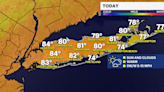 Mix of sun and clouds, chance of passing afternoon shower on Long Island