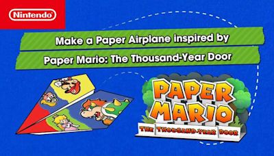 Special Paper Mario The Thousand-Year Door Video Shows You How To Make A Paper Airplane - Gameranx