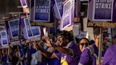 Thousands of city workers have gone on strike. Bass says L.A. is 'not going to shut down'