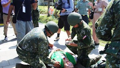 國家防災日震災動員演練在嘉義縣 逼真演習大量傷患送醫