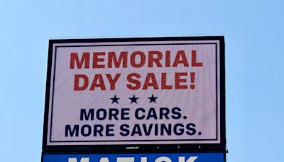 Memorial Day deals: High new car inventory could be good for buyers this weekend