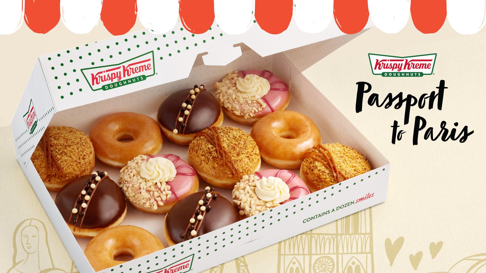 Krispy Kreme unveils new Paris-inspired doughnut collection ahead of 2024 Olympics