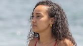 Leigh-Anne Pinnock turns heads in a skimpy red bikini in Ibiza