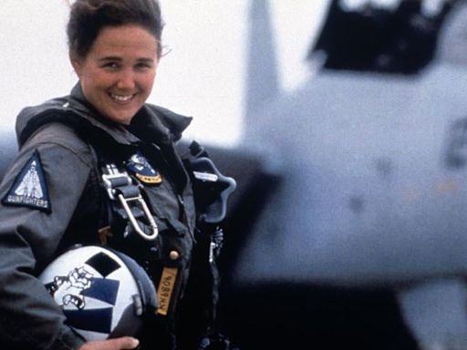 Navy aviator scores first air-to-air victory by a US female fighter pilot