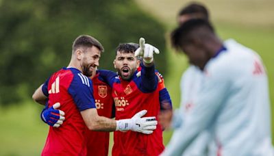 La selección española entrena en Donaueschingen a 2 días del partido contra Alemania