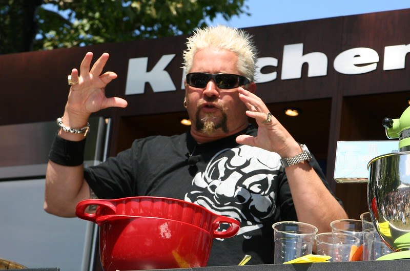 Celebrity or Bartender? Guy Fieri's Hilarious Mix-Up at Stallone’s Mansion Party - FoodBeast