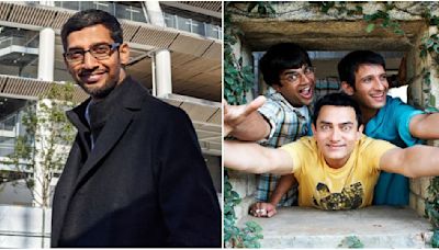 Google CEO Sundar Pichai makes reference to iconic scene from Aamir Khan, Rajkumar Hirani’s film 3 Idiots