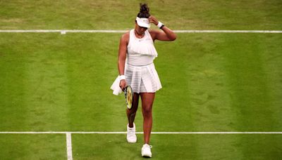 Naomi Osaka’s Wimbledon return abruptly halted by Emma Navarro