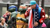 Vanilla Ice Reunites With Ninja Turtle for Trump’s Mar-a-Lago New Year’s Eve Party | Video