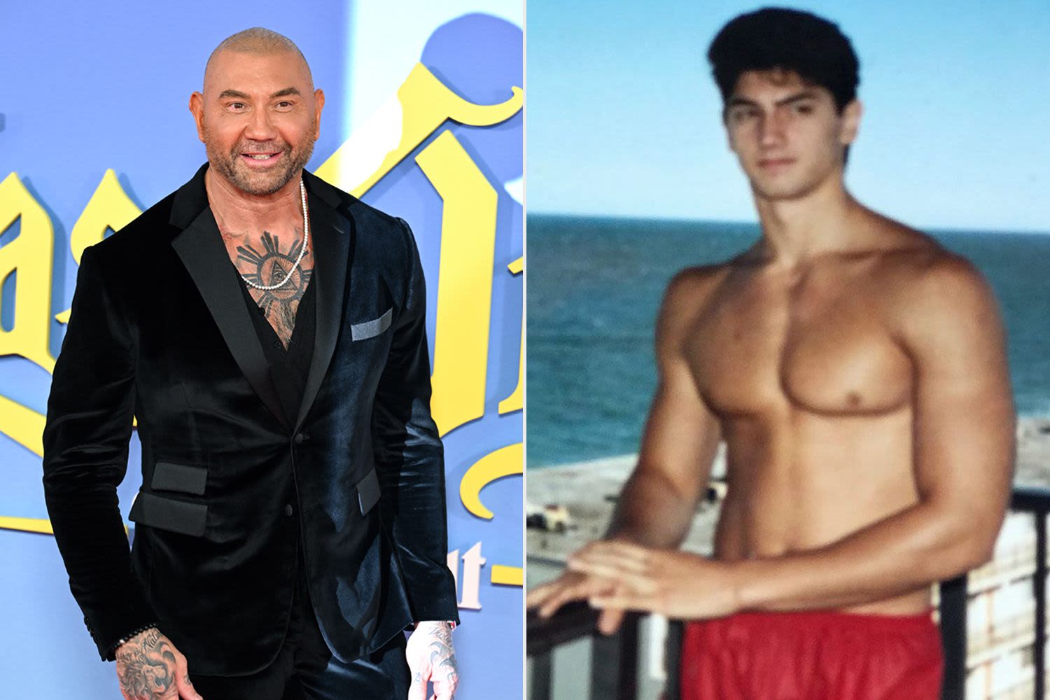 Dave Bautista Posts Throwback Pic to When He Was a Teen with No Tattoos