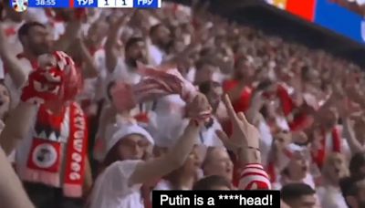 Putin CENSORS the Euros as 'VERY rude chant scrubbed from Russian broadcast