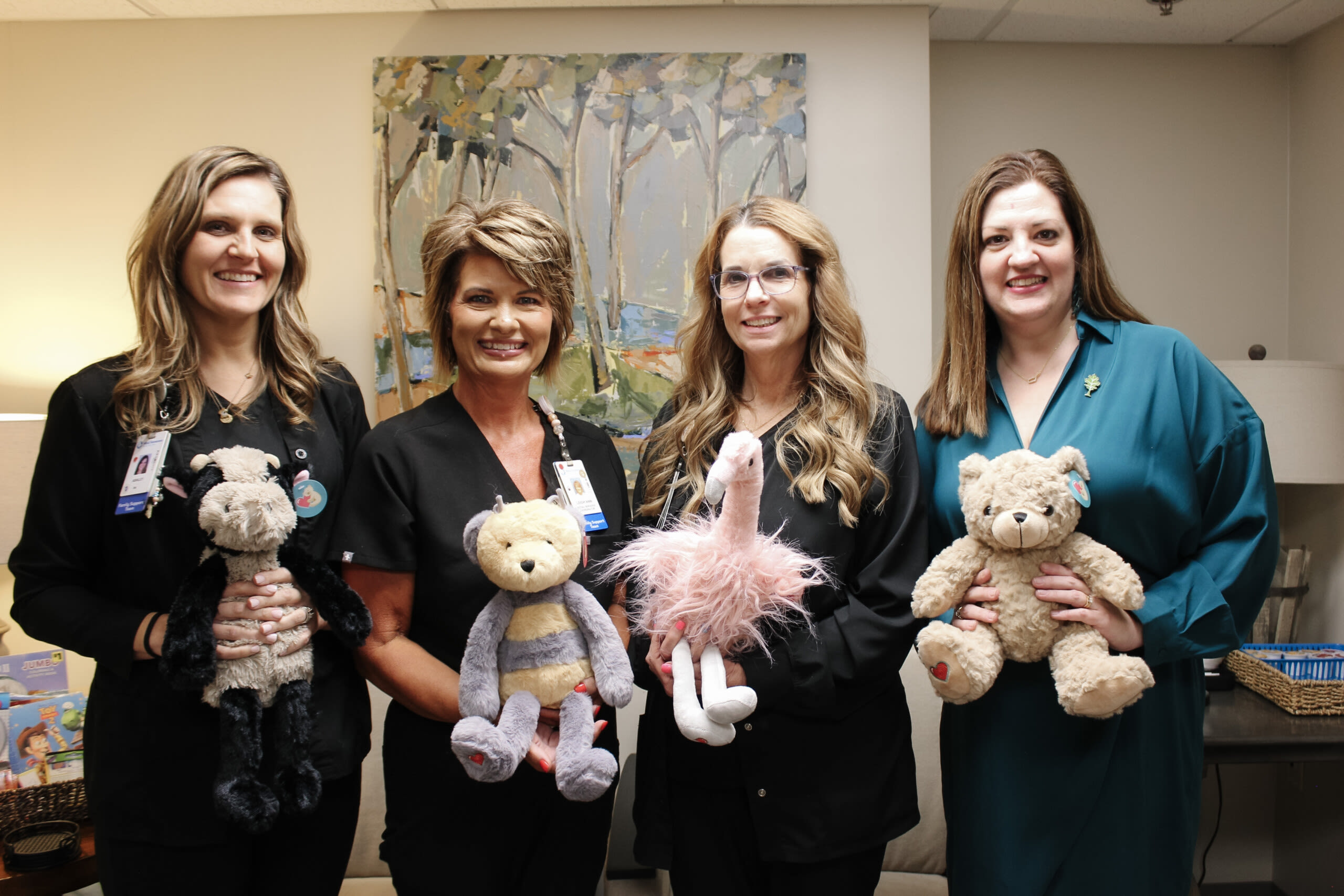 Community Foundation donates 100 Heartbeat Bears to Women's Center at Jackson General - WBBJ TV