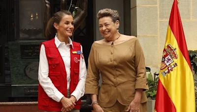 La Reina Letizia inicia su viaje a Guatemala con un encuentro con la primera dama para hablar de salud mental