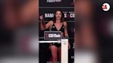 Tracy Cortez se corta el pelo en el pesaje de UFC para dar el peso - MarcaTV