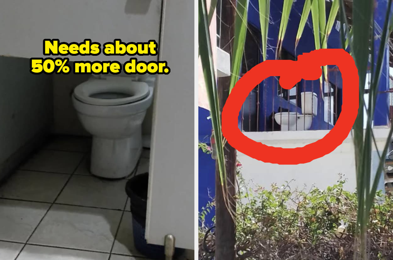 21 Strange And Terrible Bathrooms That Made Me Say, "I Don't Need To Go That Bad"