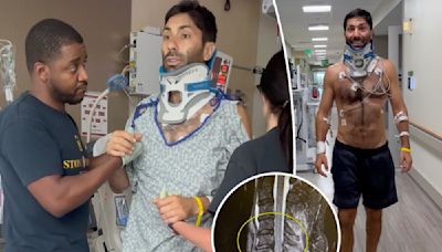 Nev Schulman reveals brutal injuries after breaking his neck in bike accident: ‘Lucky to be here’