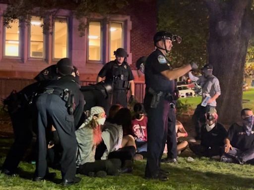 Police arrest demonstrators on University of Tennessee campus