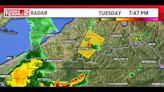 Pop-up thunderstorms this evening across WNY
