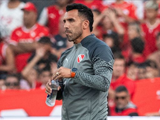 Carlos Tevez dejará de ser el técnico de Independiente después de dirigir el partido contra Platense