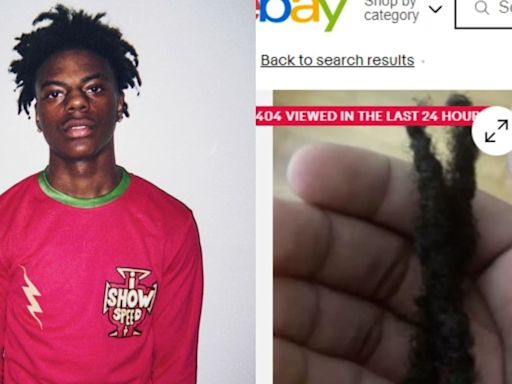 IShowSpeed's ‘hand-picked’ hair spotted on eBay bids: Is it real?