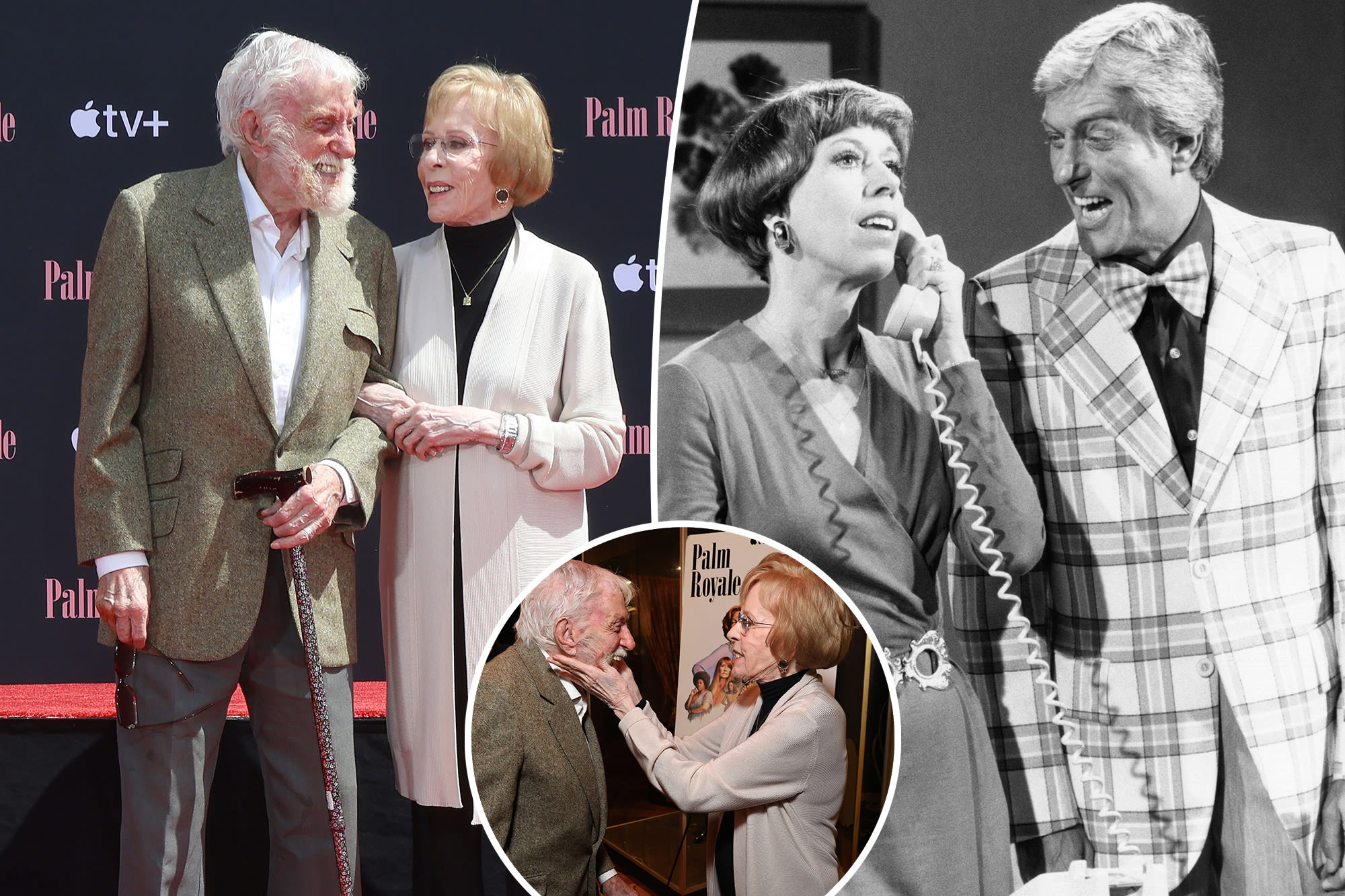 Carol Burnett and Dick Van Dyke have emotional reunion at her handprint ceremony