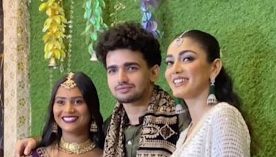 Adnaan Shaikh Wedding: Bigg Boss BFFs Sana Makbul, Vishal Pandey, Shivani Kumar At Sangeet Ceremony - News18