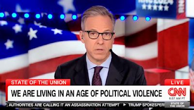 Jake Tapper’s Voice Cracks as He Talks About Trump Attack