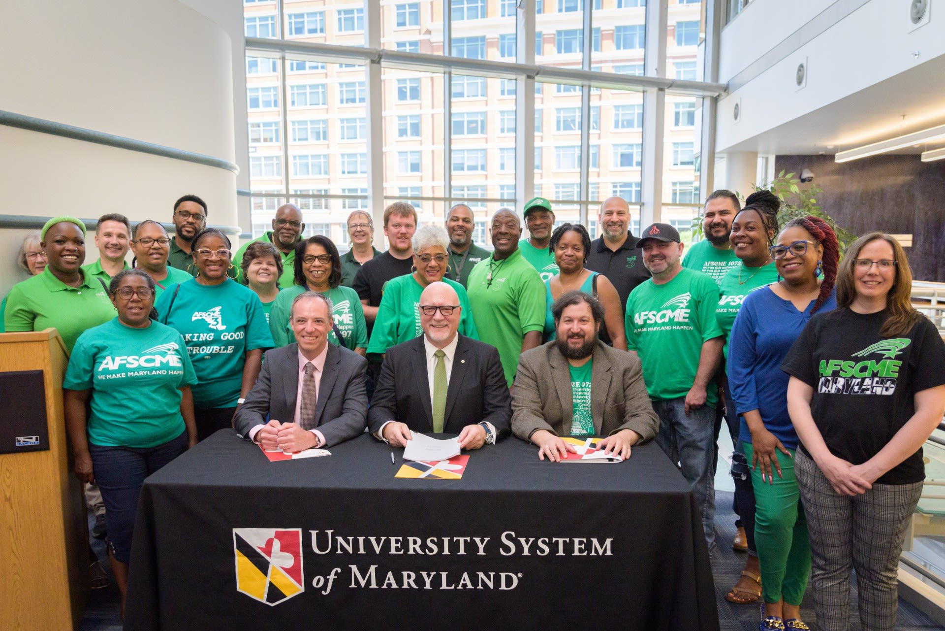 University System of Maryland signs 'historic' systemwide union agreement