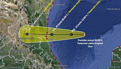 Trayectoria del ciclón que se convertiría en la tormenta tropical Alberto: ¿a dónde se dirige y qué estados y ciudades de México y EE.UU. amenaza?