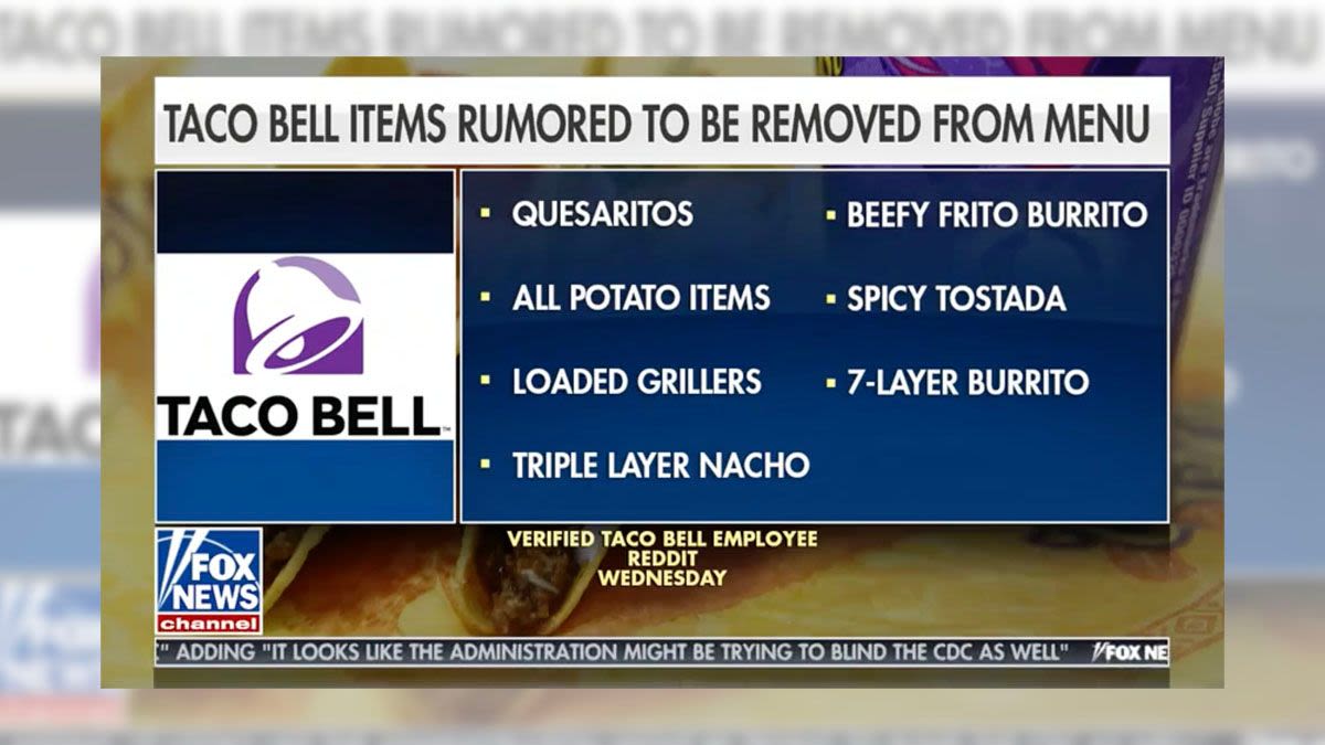 ...: Online Rumor Says Fox News Reported on Taco Bell Menu Change Instead of Trump's NY Guilty Verdict. ...