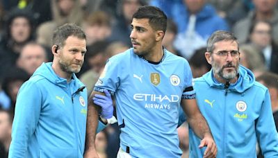 Rodri injury: Man City boss Pep Guardiola confirms midfielder's season is over