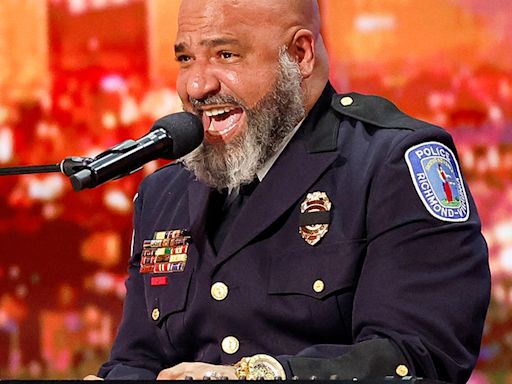 Police Officer Stuns America's Got Talent Judges With Showstopping Ed Sheeran Cover Dedicated to His Wife - E! Online