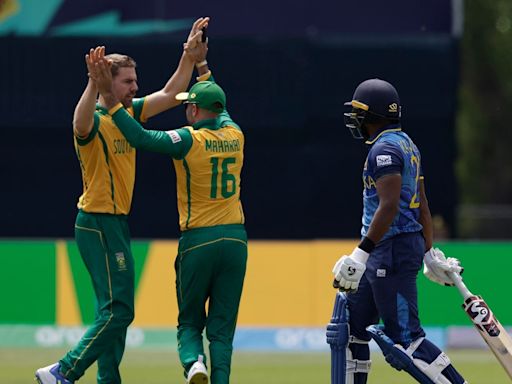Anrich Nortje scripts history as Sri Lanka hit new low of 77 all out at ICC T20 World Cup