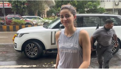 WATCH: Ananya Panday gets clicked in her swanky new car; reacts as pap congratulates her