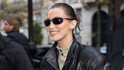 Bella Hadid Rings In The New Season In Futuristic Triple Leather Look