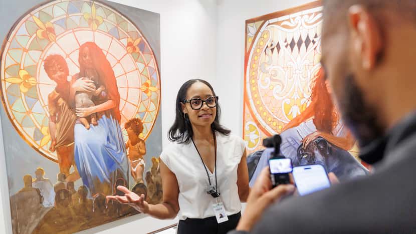 A look inside the Dallas Art Fair with the first local Black-owned gallery to be invited
