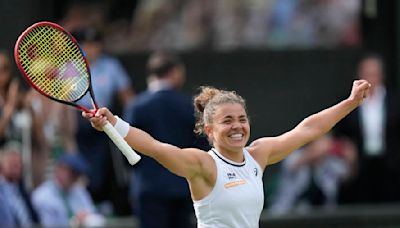 Jasmine Paolini wins Wimbledon's longest women's semifinal and faces Barbora Krejcikova next