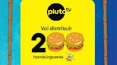 No Dia do Hambúrguer, Pluto TV distribuirá 200 combos no restaurante oficial do Bob Esponja